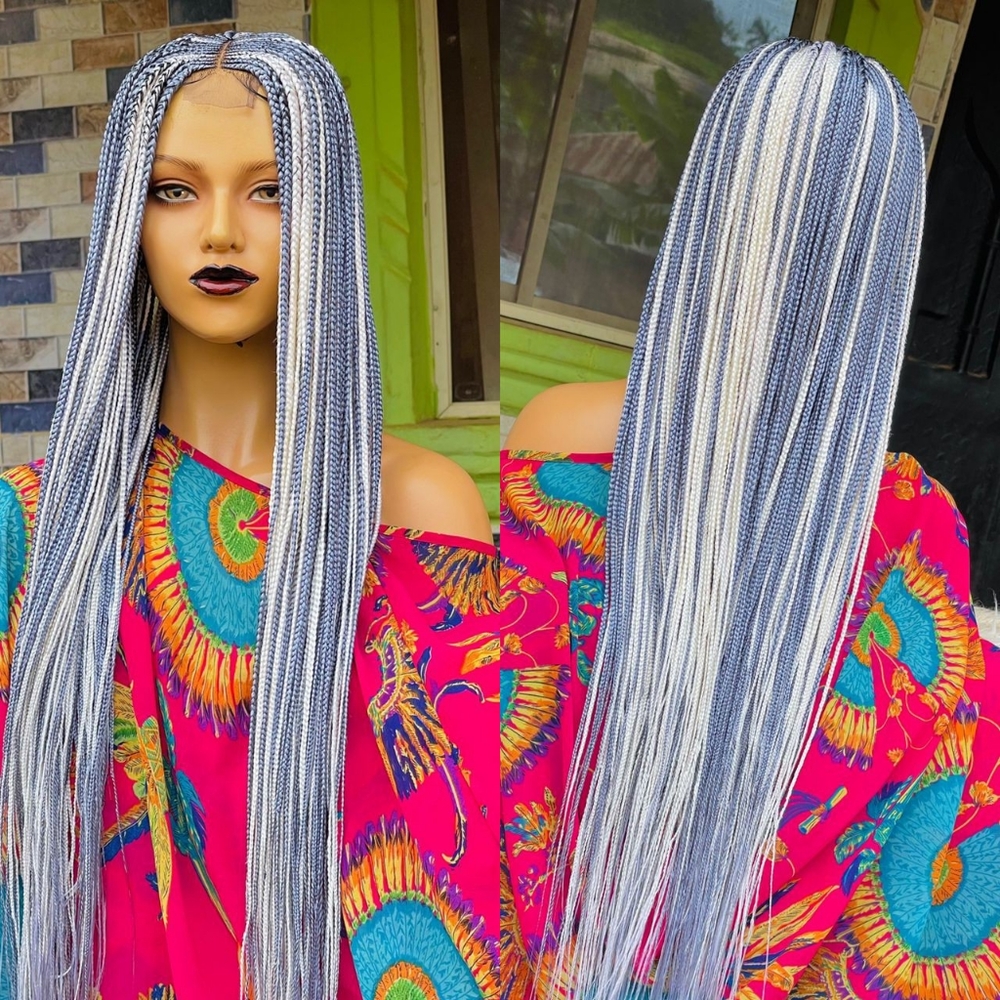 AFRICAN BRAIDED WIGS ON CLOSURE - Picture 6 of 16